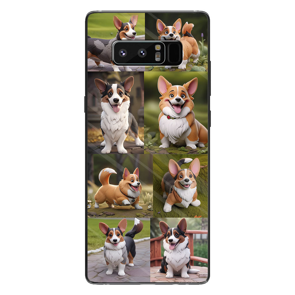 Collage de photos d'animaux de compagnie façon cartoon - Cadeau pour les amoureux des chiens et des chats - Coque de téléphone personnalisée