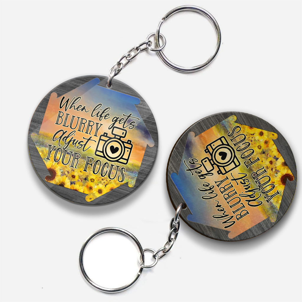 Adjust Your Focus - Personalized Photography Keychain