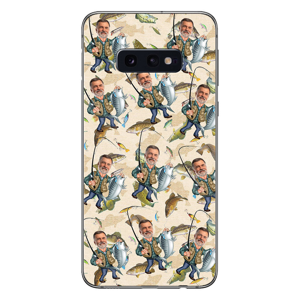 Photo Inserted Funny Fishing - Personalized Fishing Phone Case