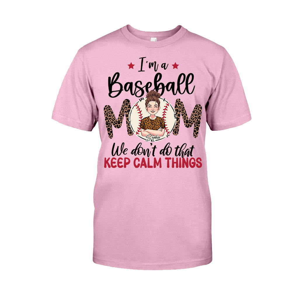 On ne fait pas ça avec le truc "Keep Calm" - T-shirt et sweat à capuche de baseball personnalisés