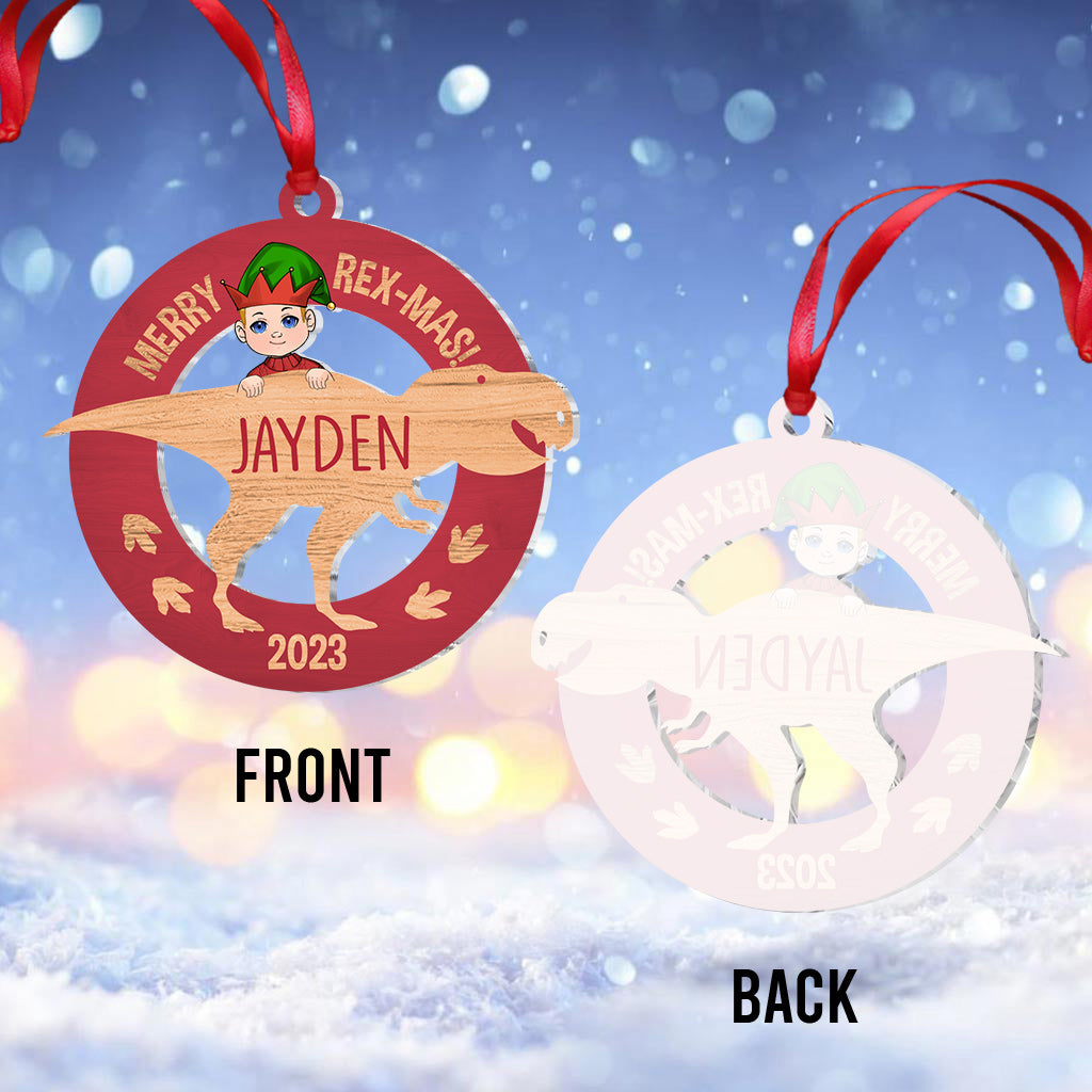 Baby Dino - Personalized Kid Ornament