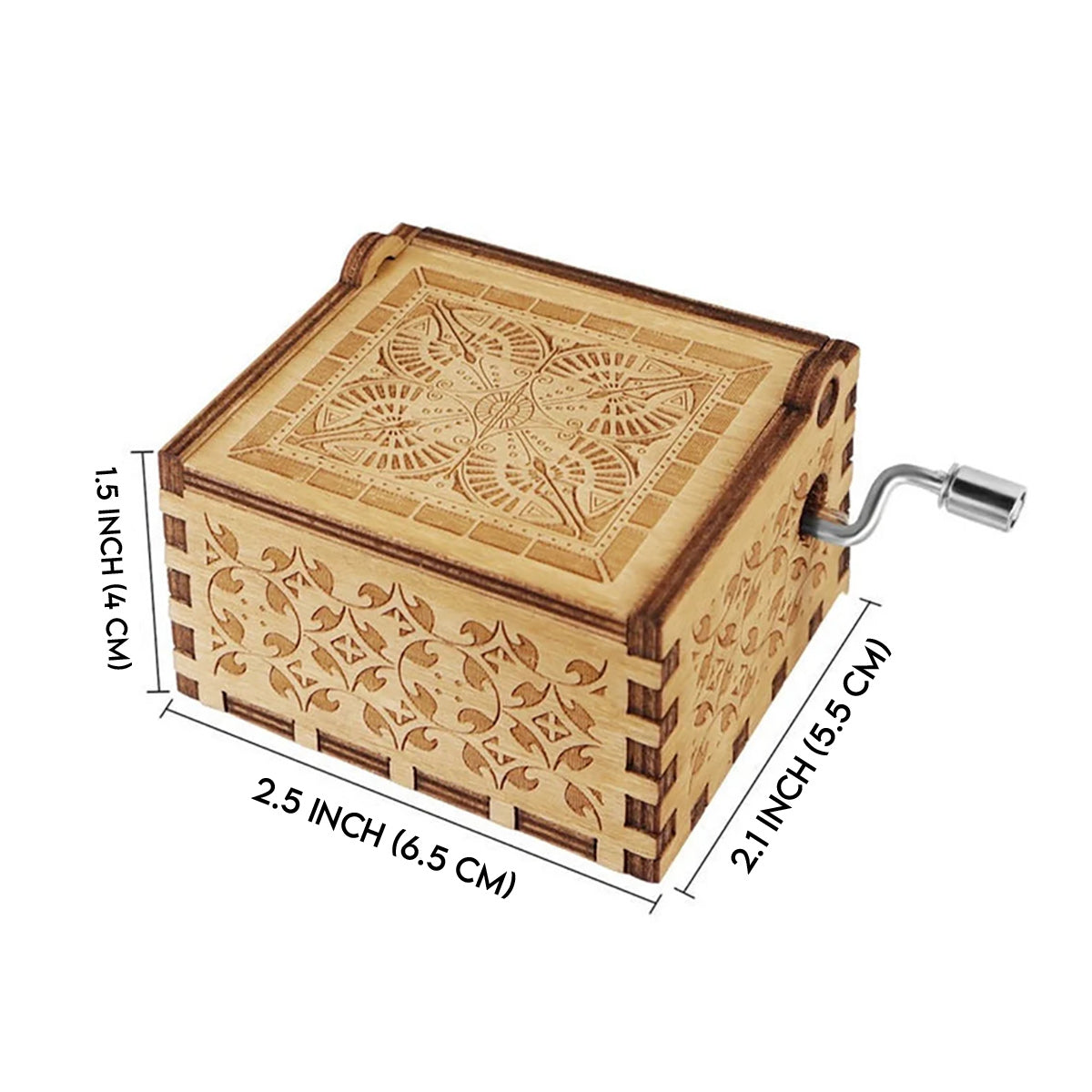 Positive Affirmations Butterfly - Personalized Butterfly Hand Crank Music Box