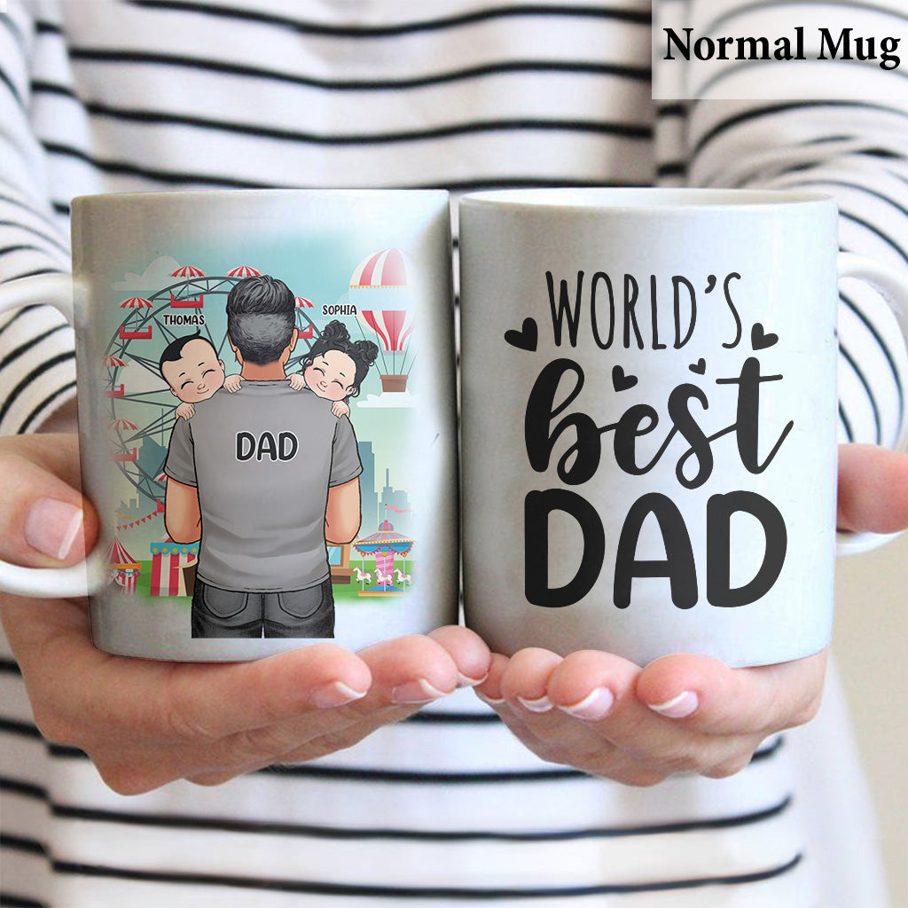 Best Dad Ever - Gift for dad, grandpa, uncle, husband - Personalized Mug