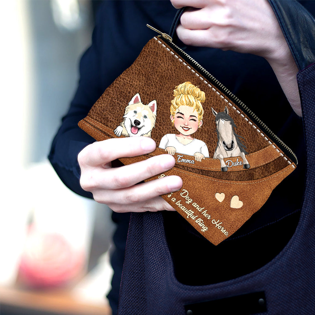 Quelle belle chose ! - Cadeau pour amoureux des chiens et des chats - Pochette personnalisée