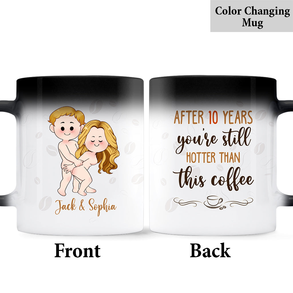 Mug personnalisé pour couple « Après 10 ans »
