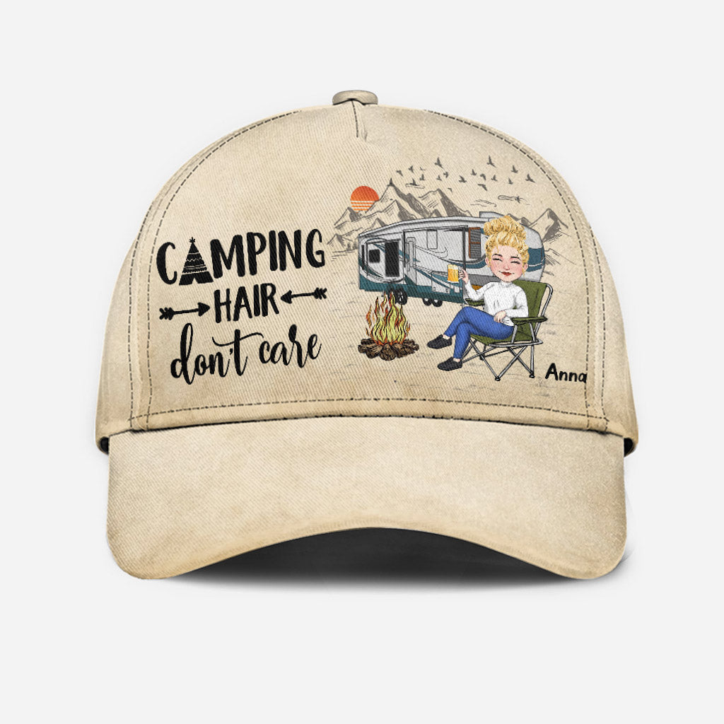 Coiffure de camping, on s'en fiche ! - Casquette de camping classique personnalisée