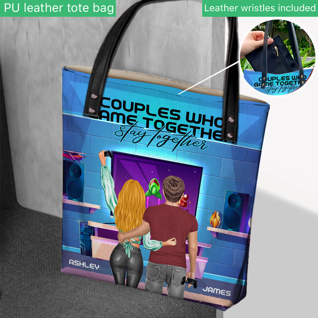 I Will Always Be Your Player Two - Video Game gift for boyfriend, husband, wife, girlfriend - Personalized Tote Bag