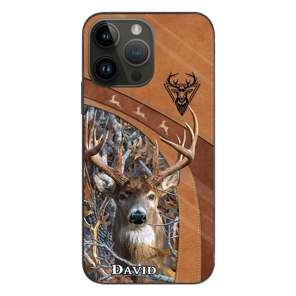 La vie est plus belle dans les bois - Coque de téléphone personnalisée pour la chasse