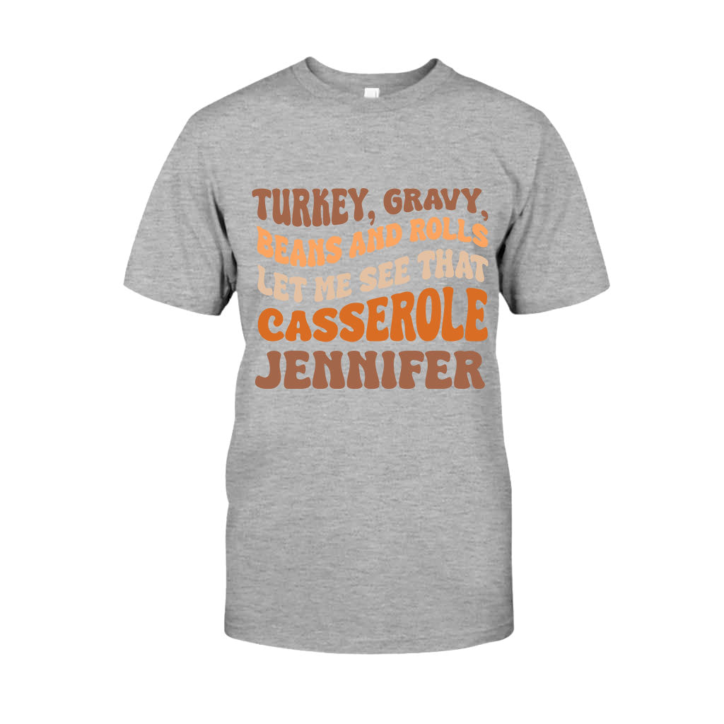 Laissez-moi voir ce gratin - T-shirt et sweat à capuche personnalisés pour Thanksgiving