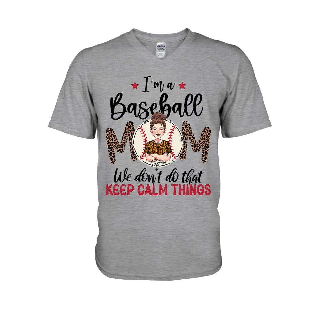 On ne fait pas ça avec le truc "Keep Calm" - T-shirt et sweat à capuche de baseball personnalisés