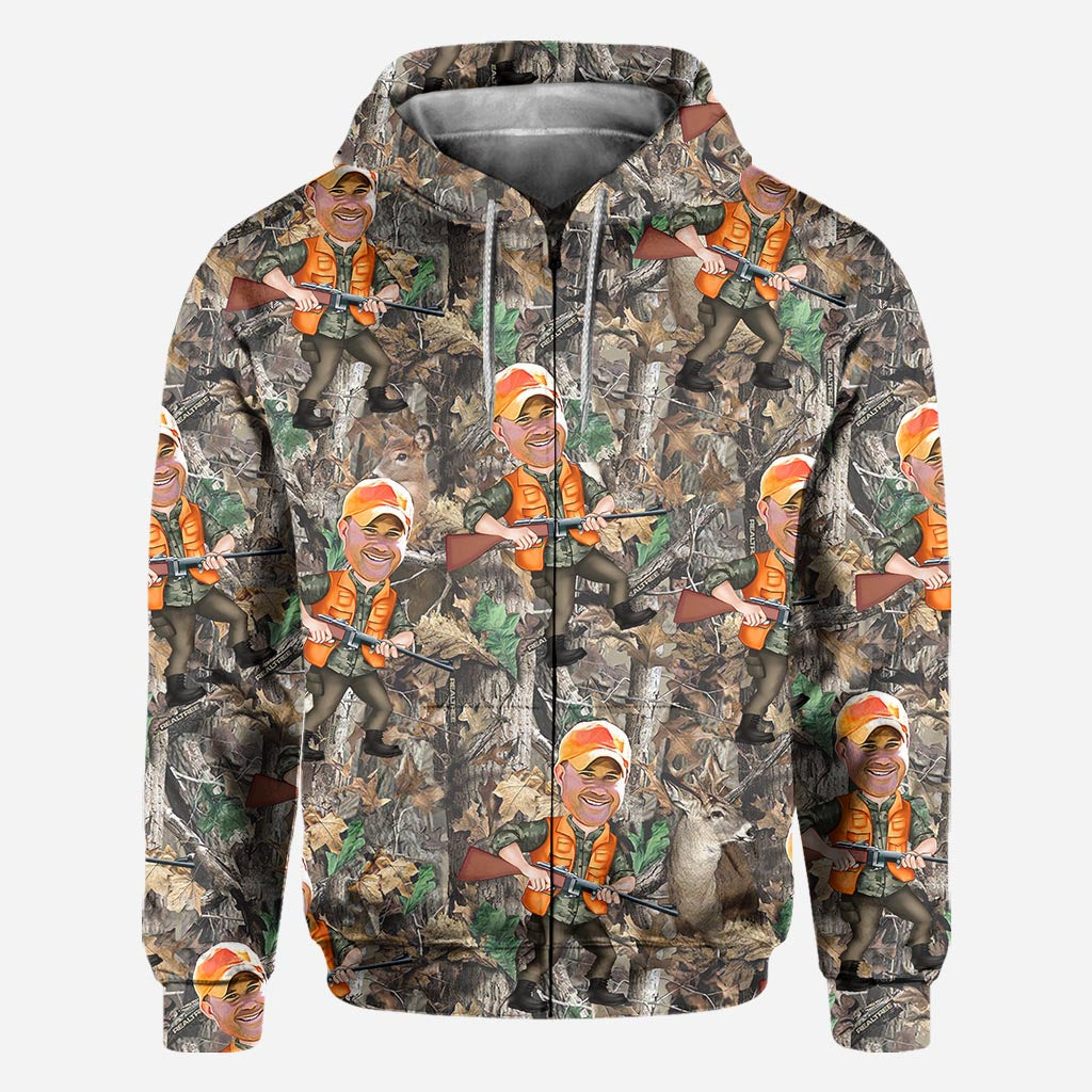 Photo Inserted Hunter - Personalized Hunting All Over Shirt