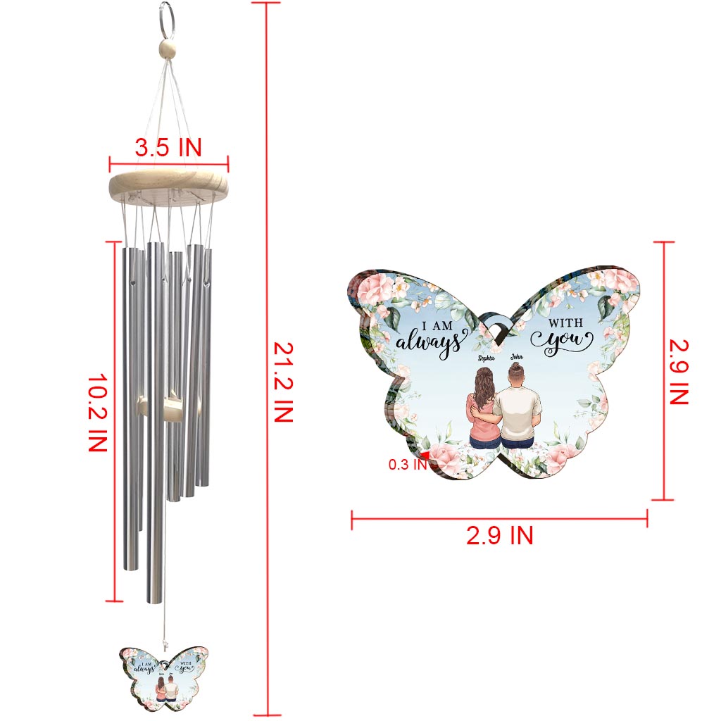 I'm Always With You - Personalized Memorial Wind Chime