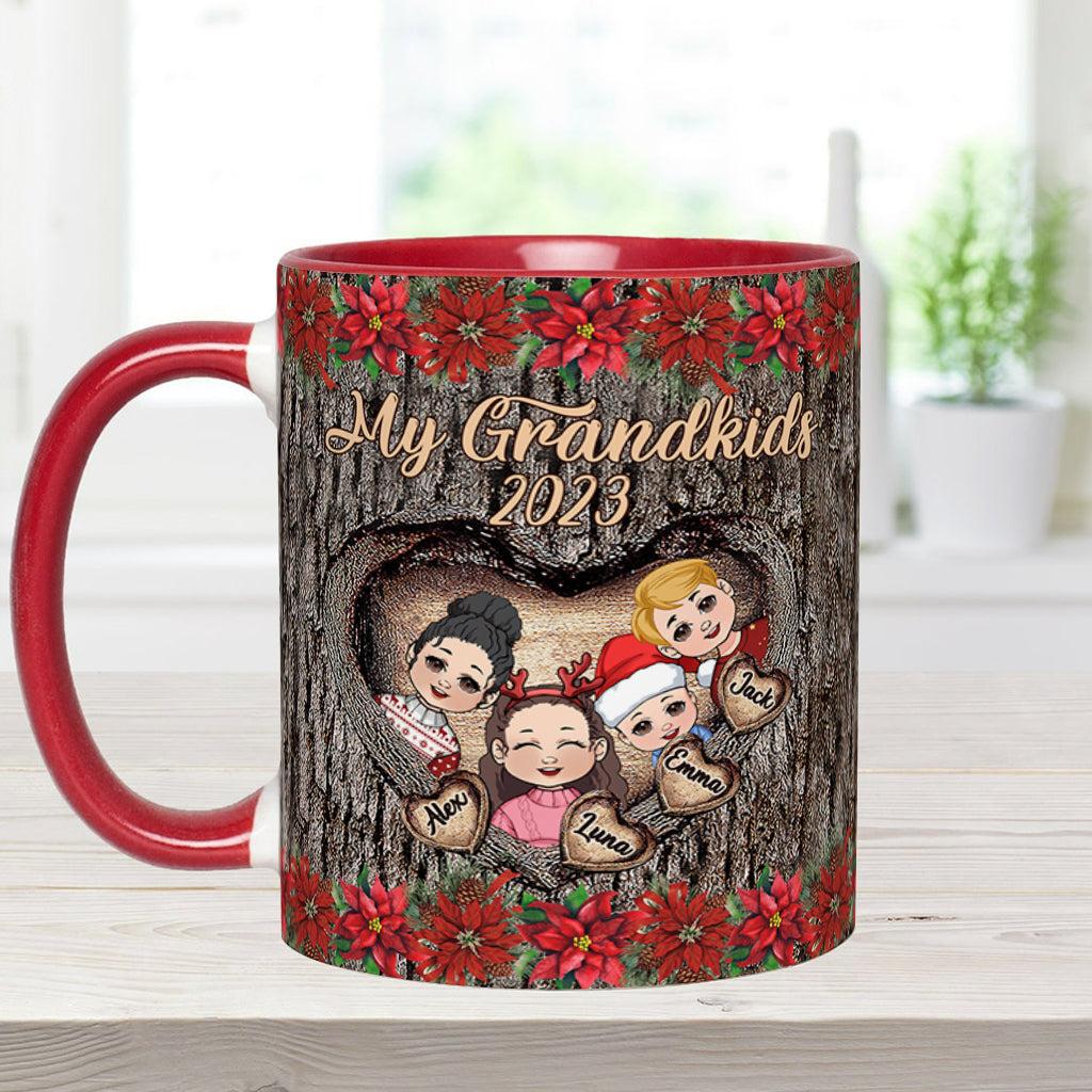 Mes petits-enfants - Mug personnalisé pour grand-mère