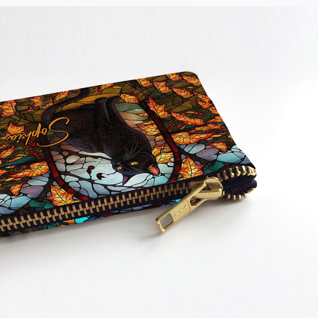 Pochette personnalisée Chat Noir