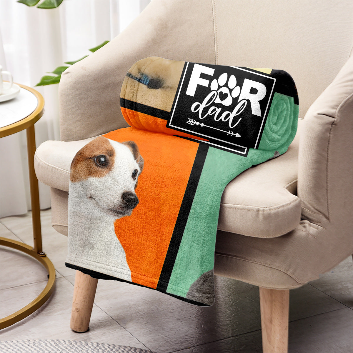 Maman de chien/Maman de chat/Papa ​​à fourrure… - Cadeau pour les amoureux des chiens et des chats - Couverture personnalisée