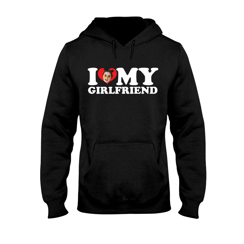 I Love My Hot Girlfriend/ Boyfriend/ Wife/ Husband - Personalized Couple T-shirt And Hoodie