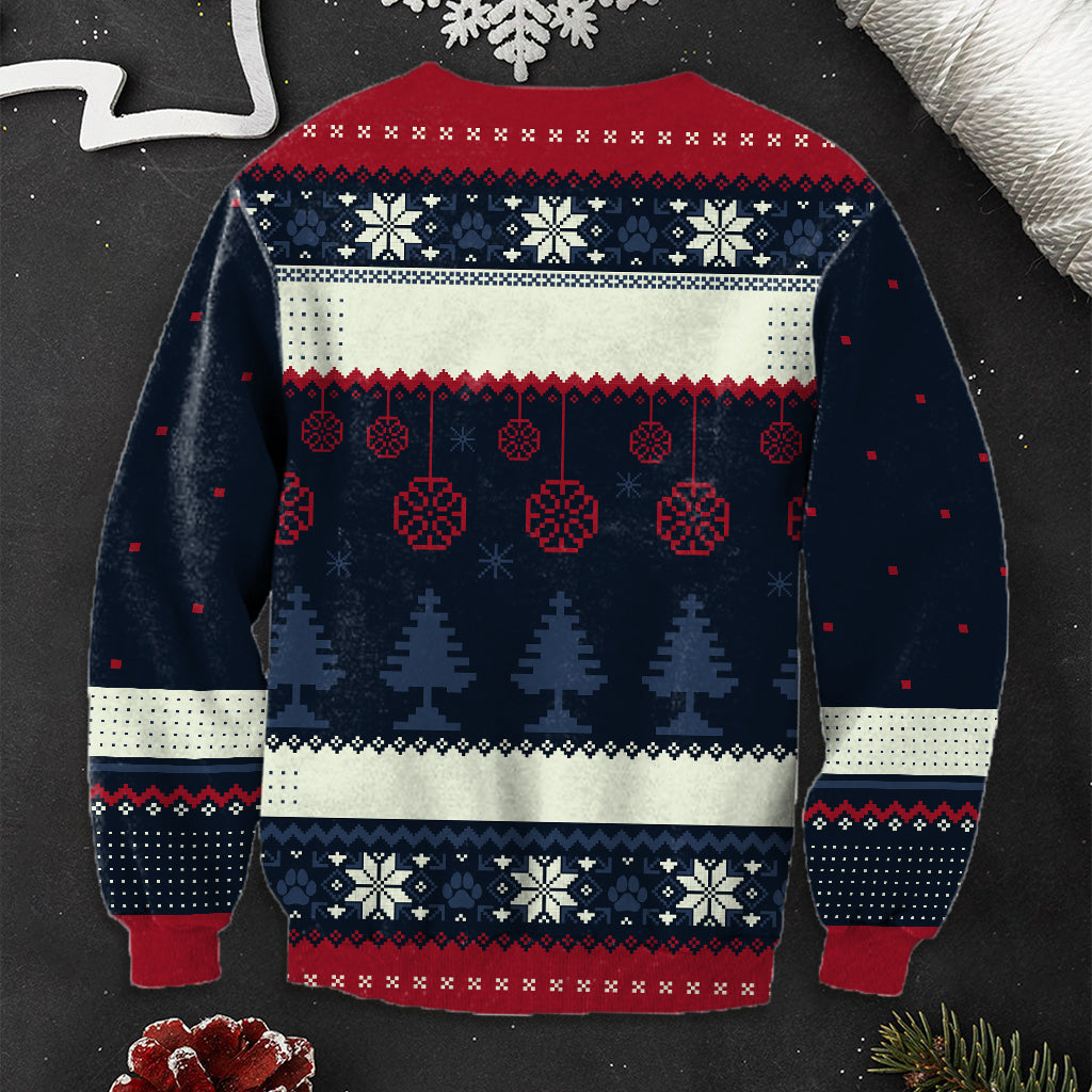 Noël Miaou - Pull moche personnalisé pour chat