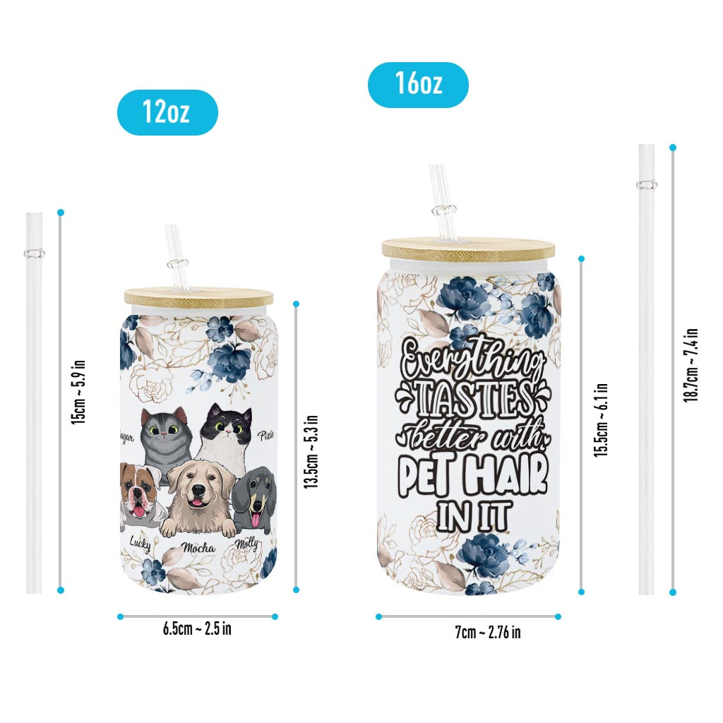 Tout a meilleur goût - Cadeau pour amoureux des chiens - Verre à canette personnalisé