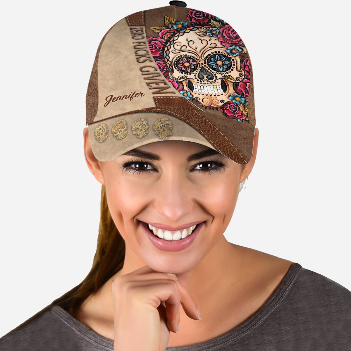Casquette classique personnalisée Zero F Given - Tête de mort