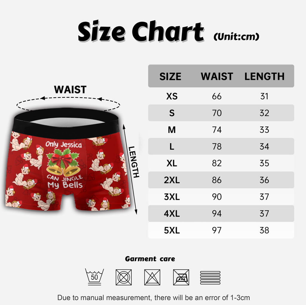 Seul toi peux me faire vibrer - Boxers personnalisés pour couples d'hommes