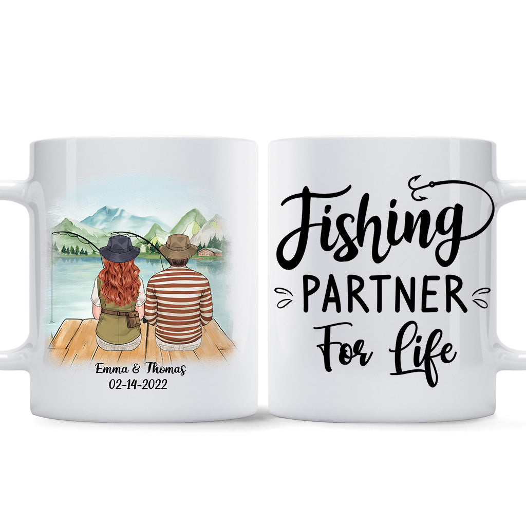 Fishing Partner For Life - Personalized Fishing Mug