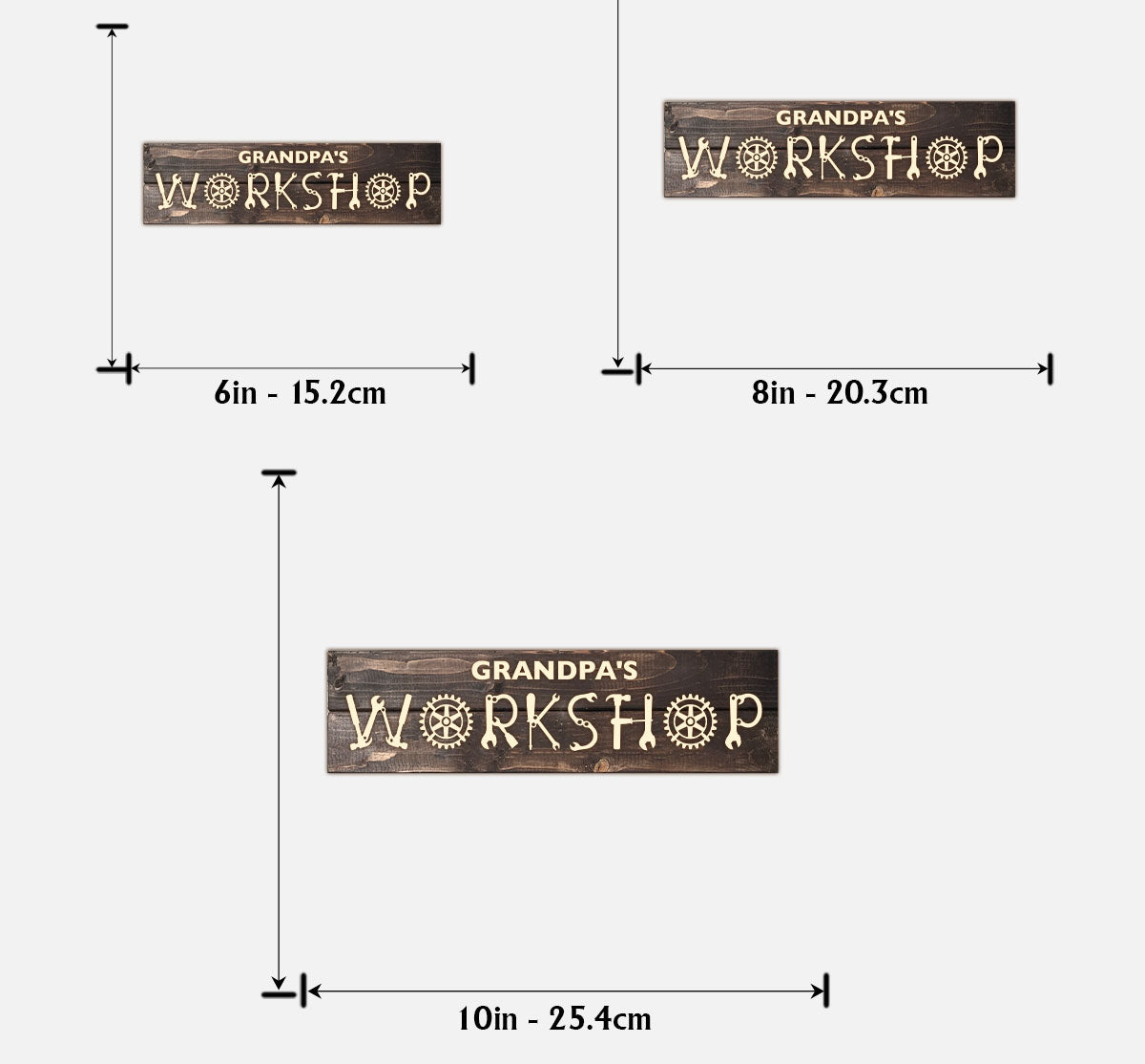 Workshop - Personalized Grandpa 2 Layered Wood Sign / Wood Plaque