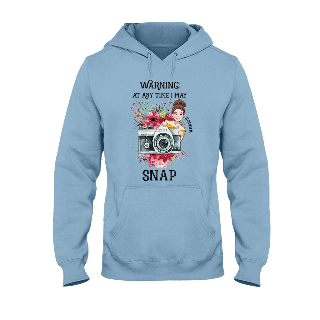 Je peux prendre des photos à tout moment - T-shirt et sweat à capuche personnalisés