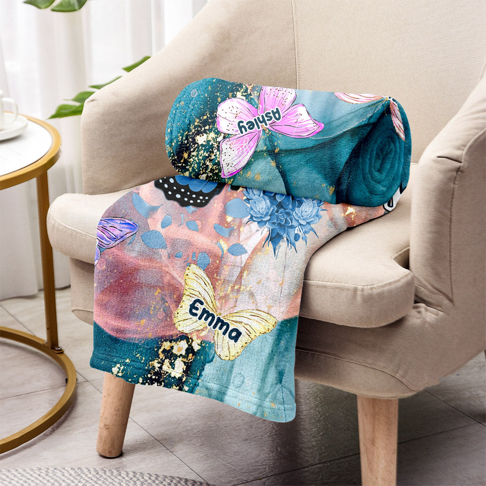 Maman Papillon - Couverture personnalisée pour maman
