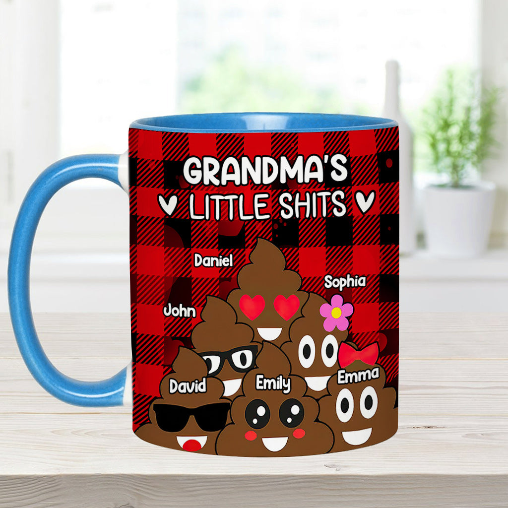 Les petits chéris de grand-mère/grand-père/papa/maman - Mug personnalisé