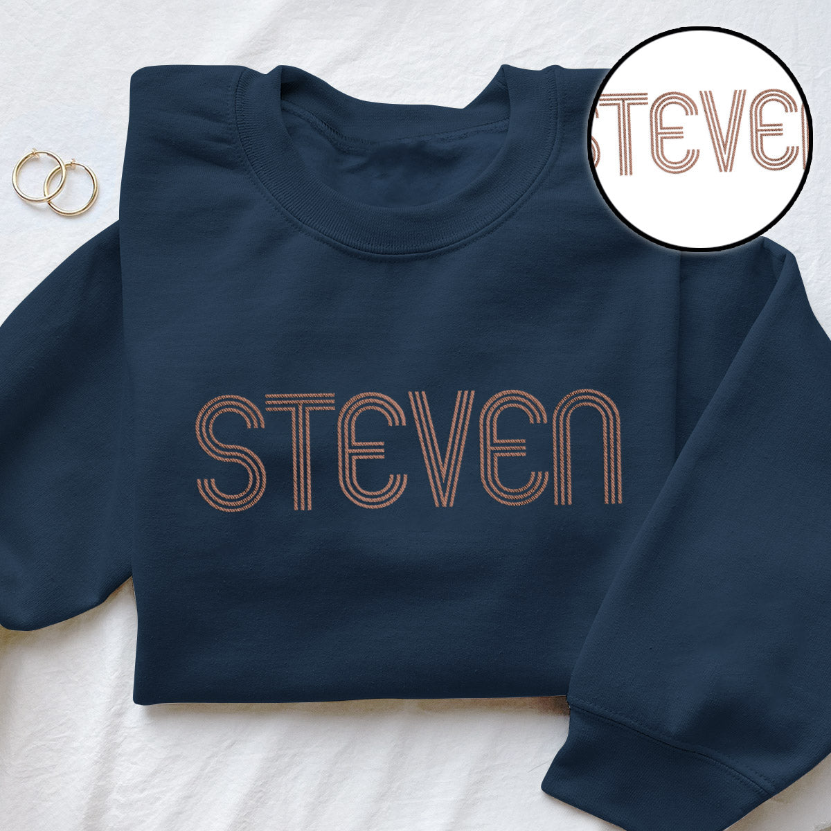 Custom Name - Personalized grandson Embroidered Sweater