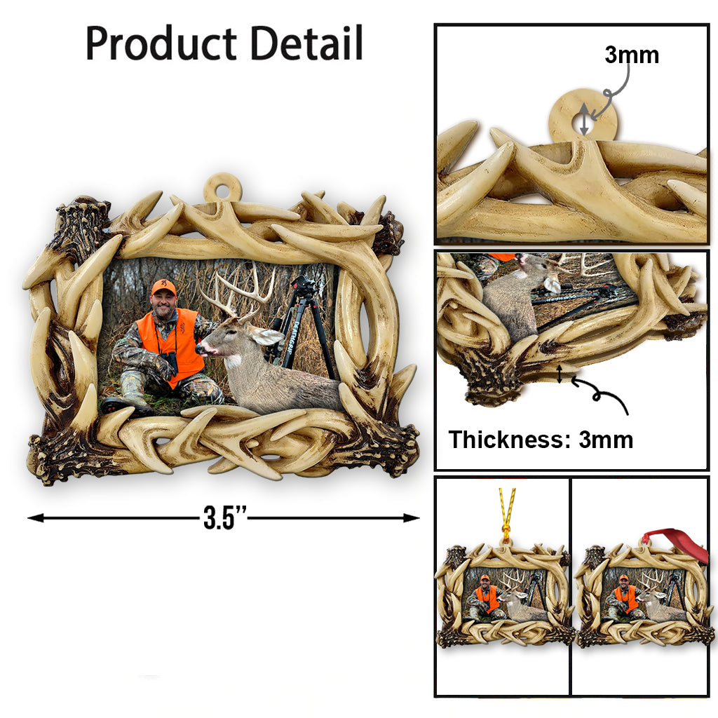 Passion pour la chasse - Ornement transparent personnalisé sur le thème de la chasse