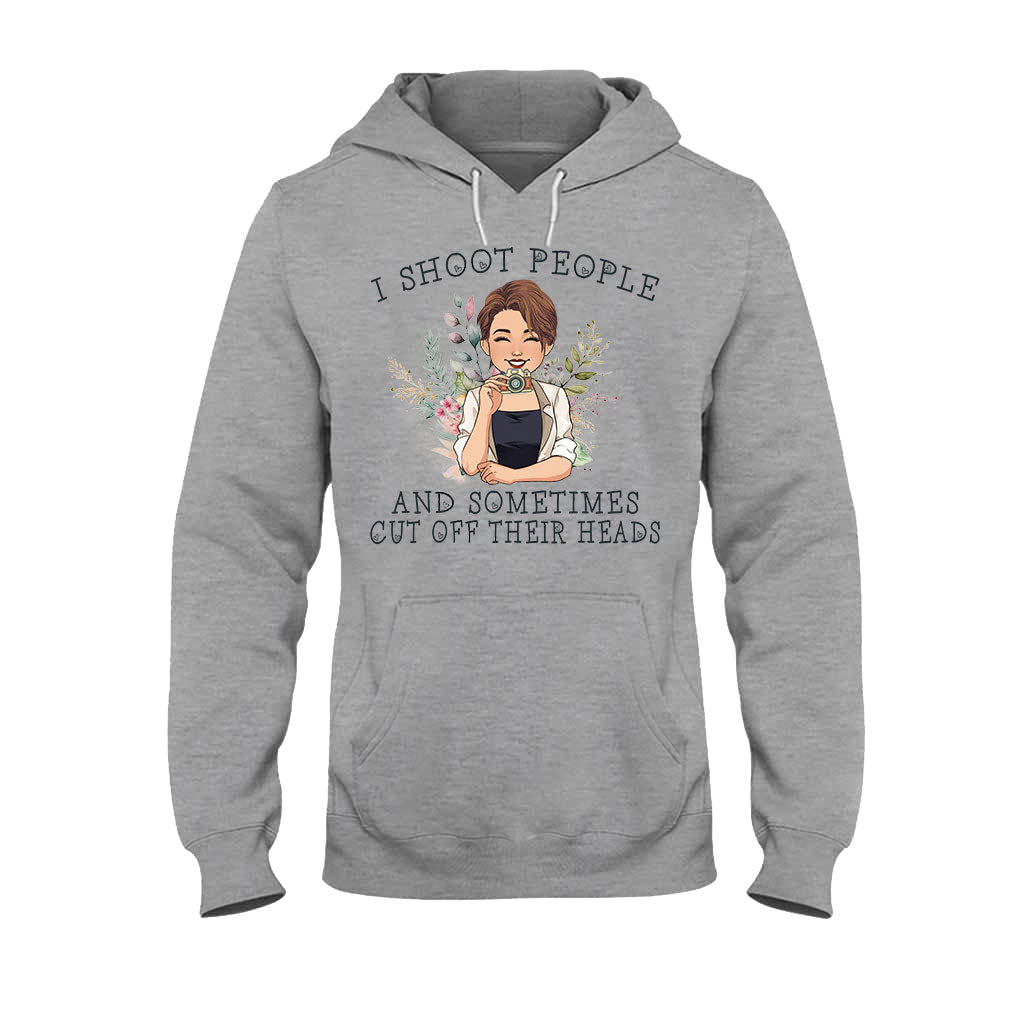 Je photographie des gens - T-shirt et sweat à capuche personnalisés « Je photographie des gens »