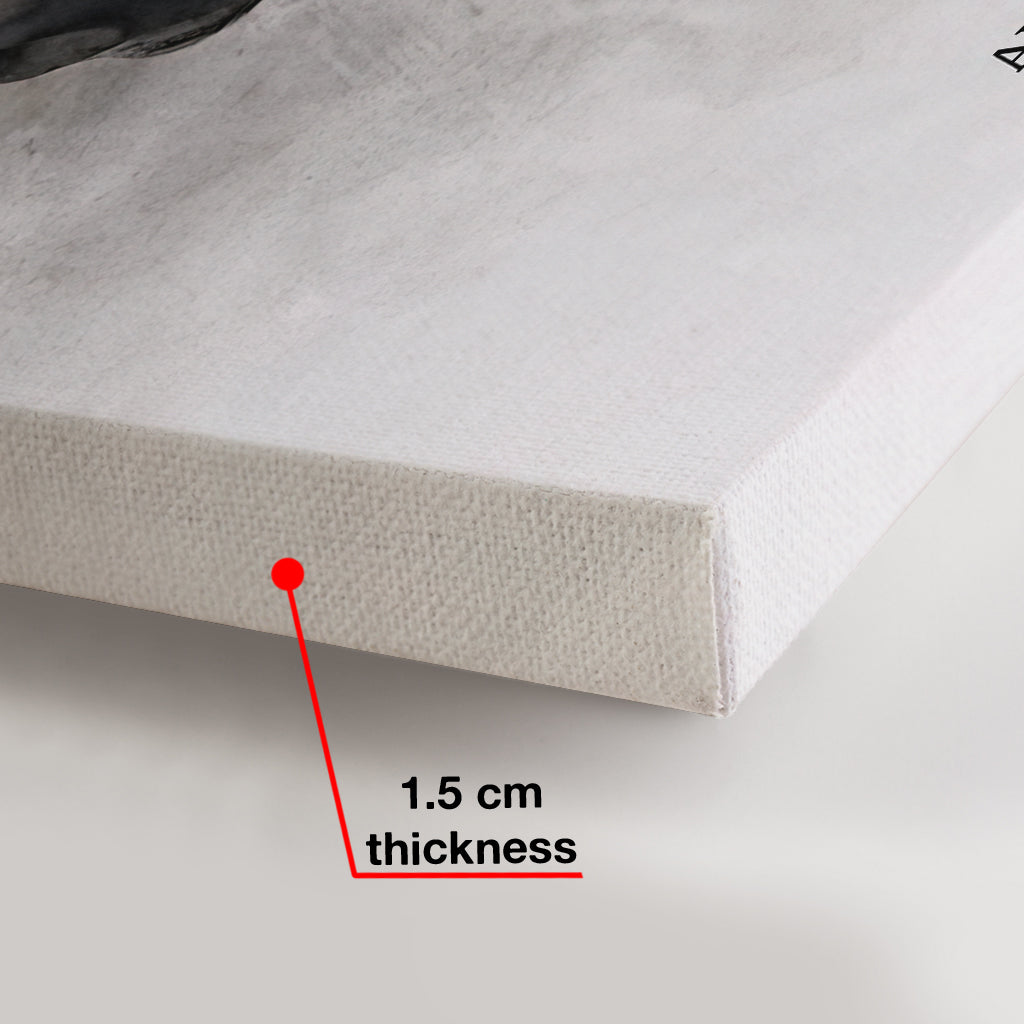 Toujours dans nos pensées - Toile et affiche personnalisées avec cheval