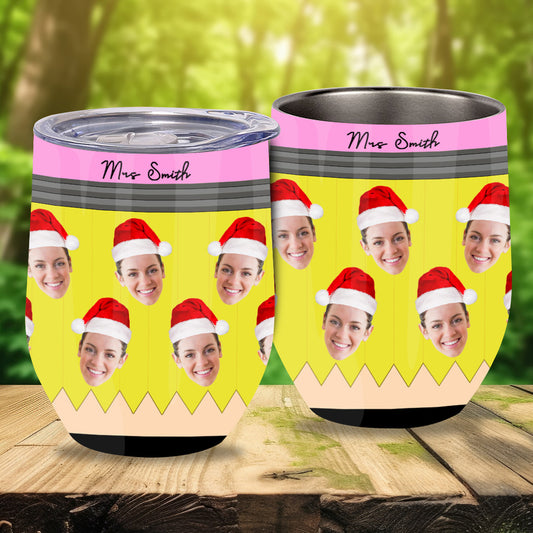 Vie d'enseignant - Gobelet à vin personnalisé pour enseignants