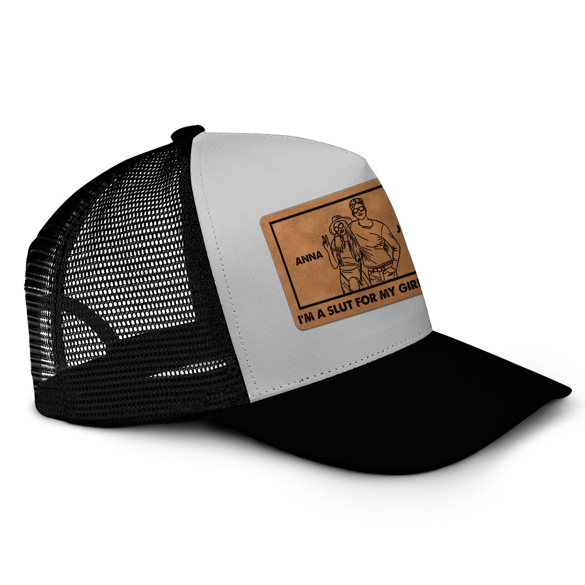Je suis une salope pour ma copine - Cadeau pour petit ami et petite amie - Casquette de camionneur personnalisée