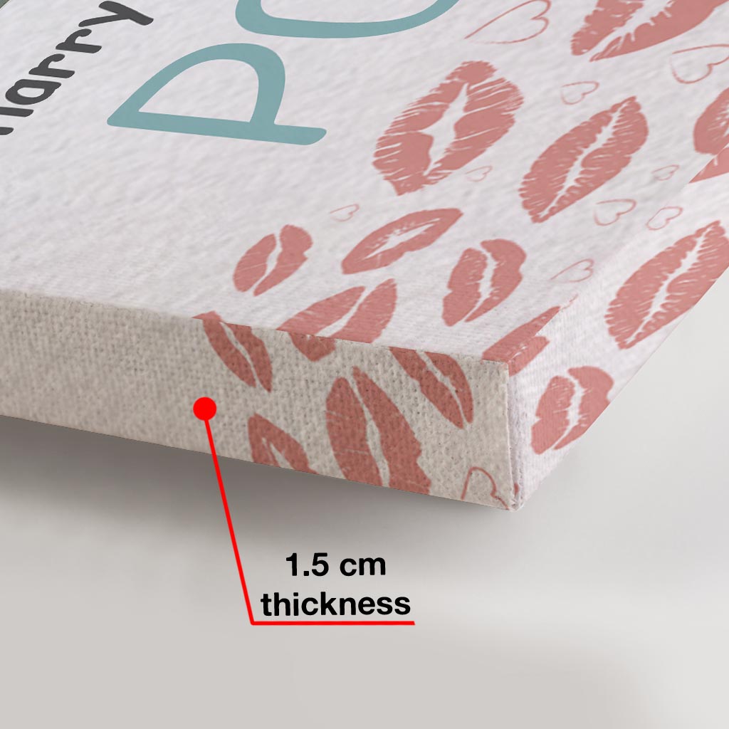 Bienvenue à Pound Town - Toile et affiche personnalisées pour couples (contenu inapproprié pour adultes)