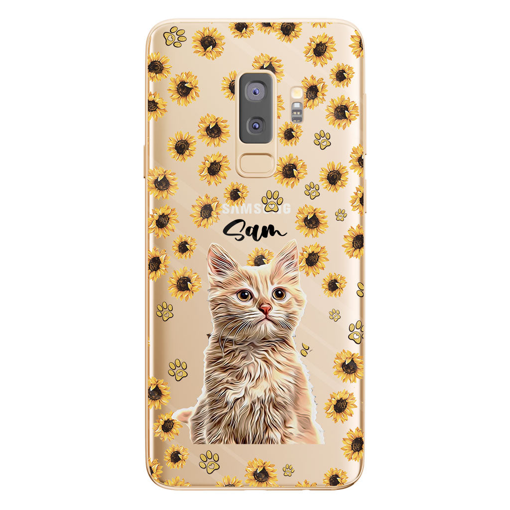 Tu es mon rayon de soleil - Coque de téléphone transparente personnalisée pour chien