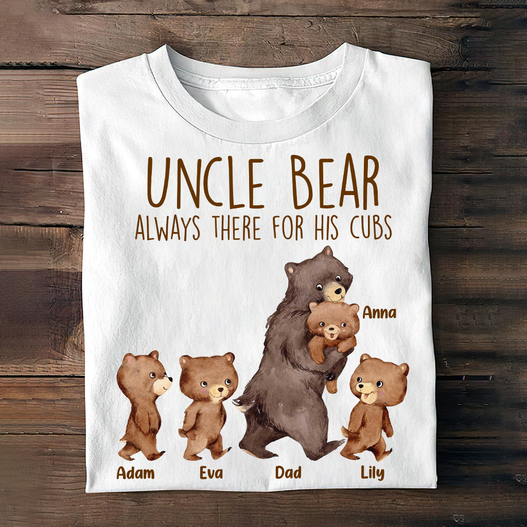 Papa Bear - Gift for dad, grandpa, uncle, brother - Personalized T-shirt And Hoodie