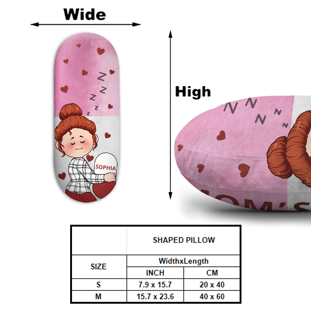 Mom's Chill Pill - Personalized Mother Shaped Pillow