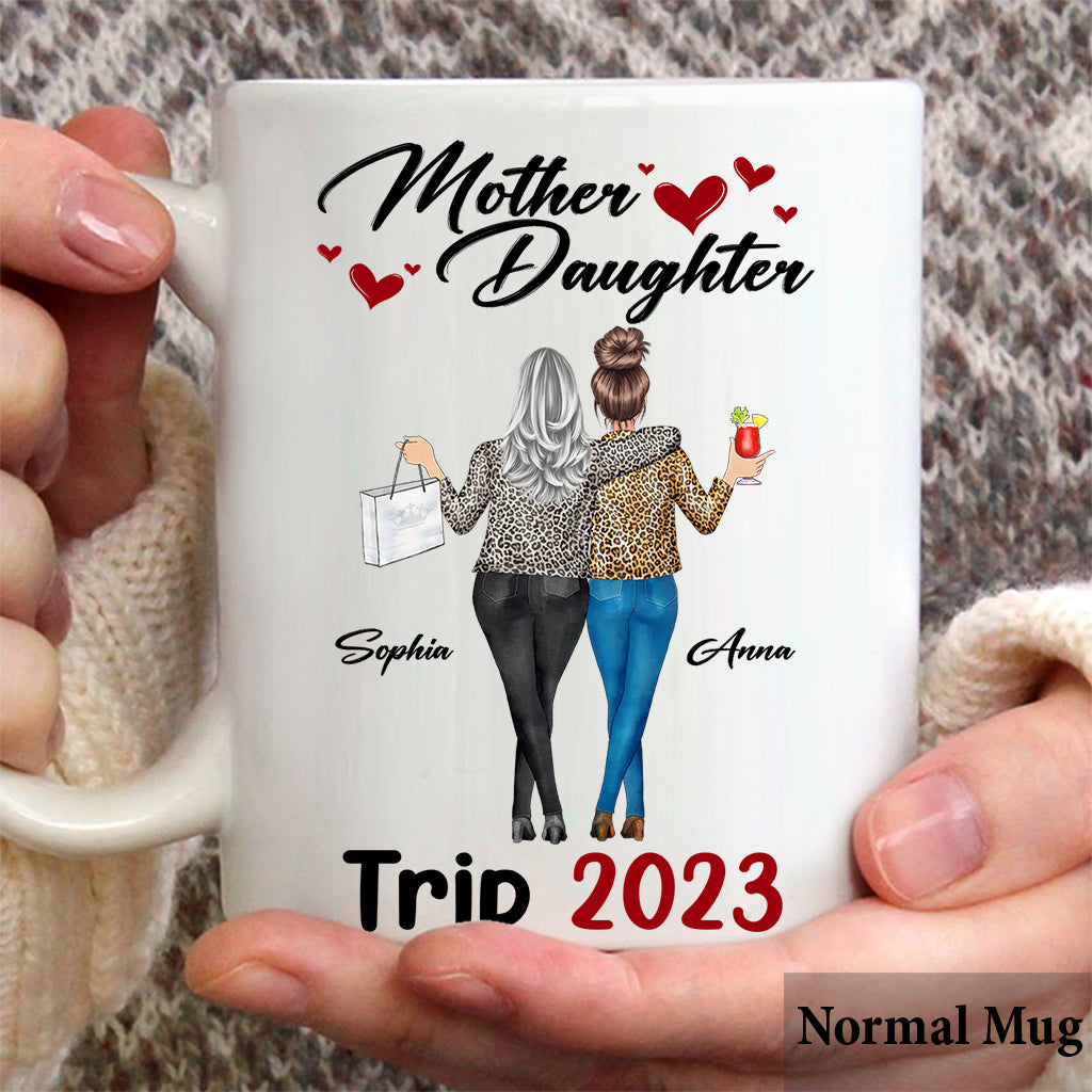 Voyage mère-fille - Mug personnalisé pour maman