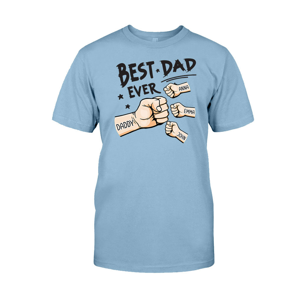Meilleur papa du monde - T-shirt et sweat à capuche personnalisés pour papa