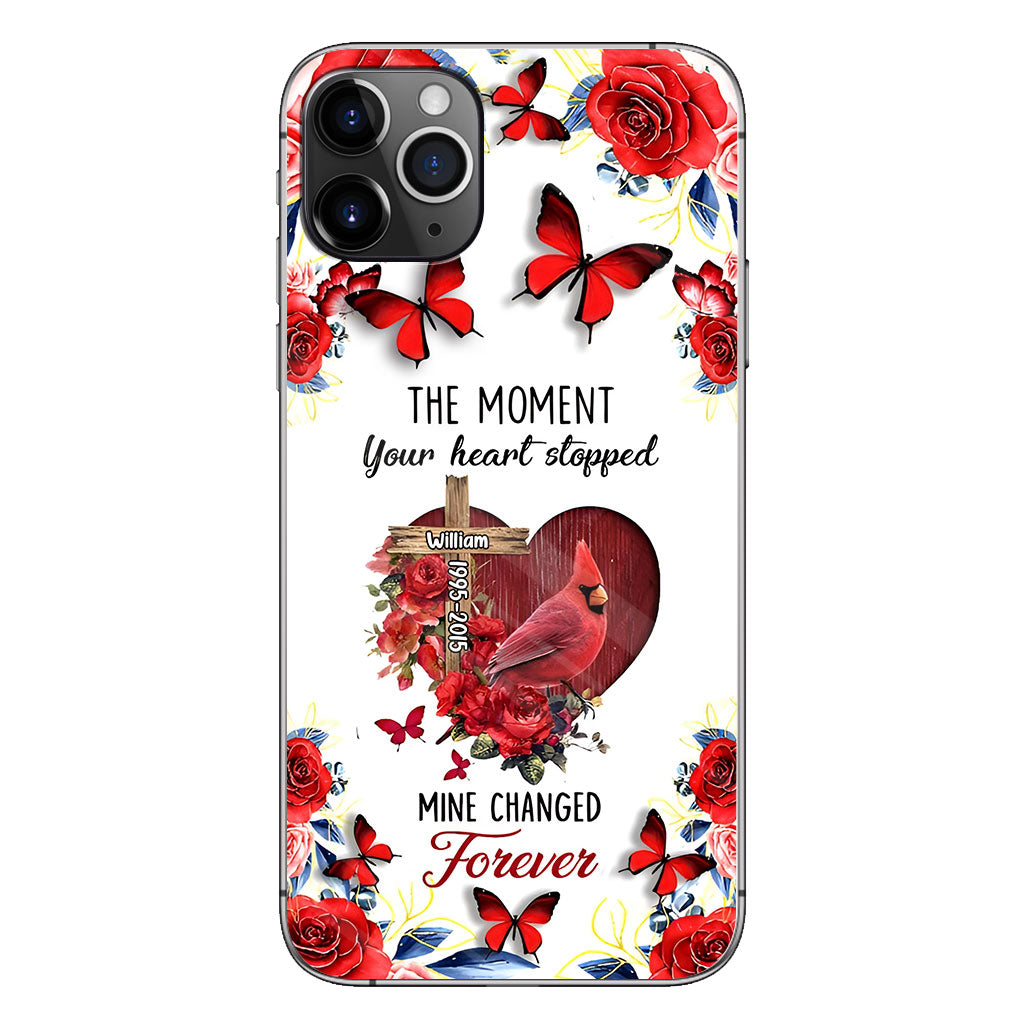 The Moment Your Heart Stopped - Personalized Memorial Phone Case