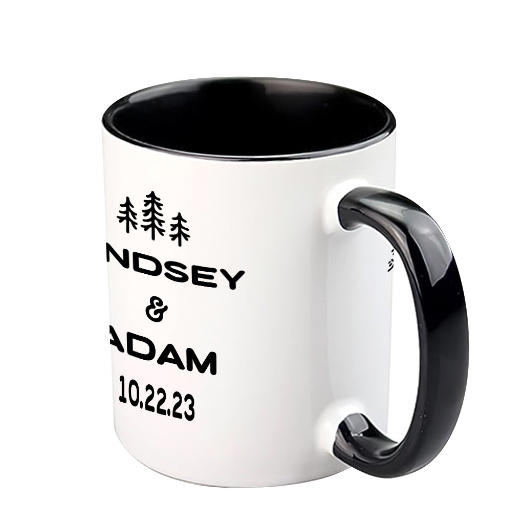 The Adventures Continues - Personalized Hiking Accent Mug