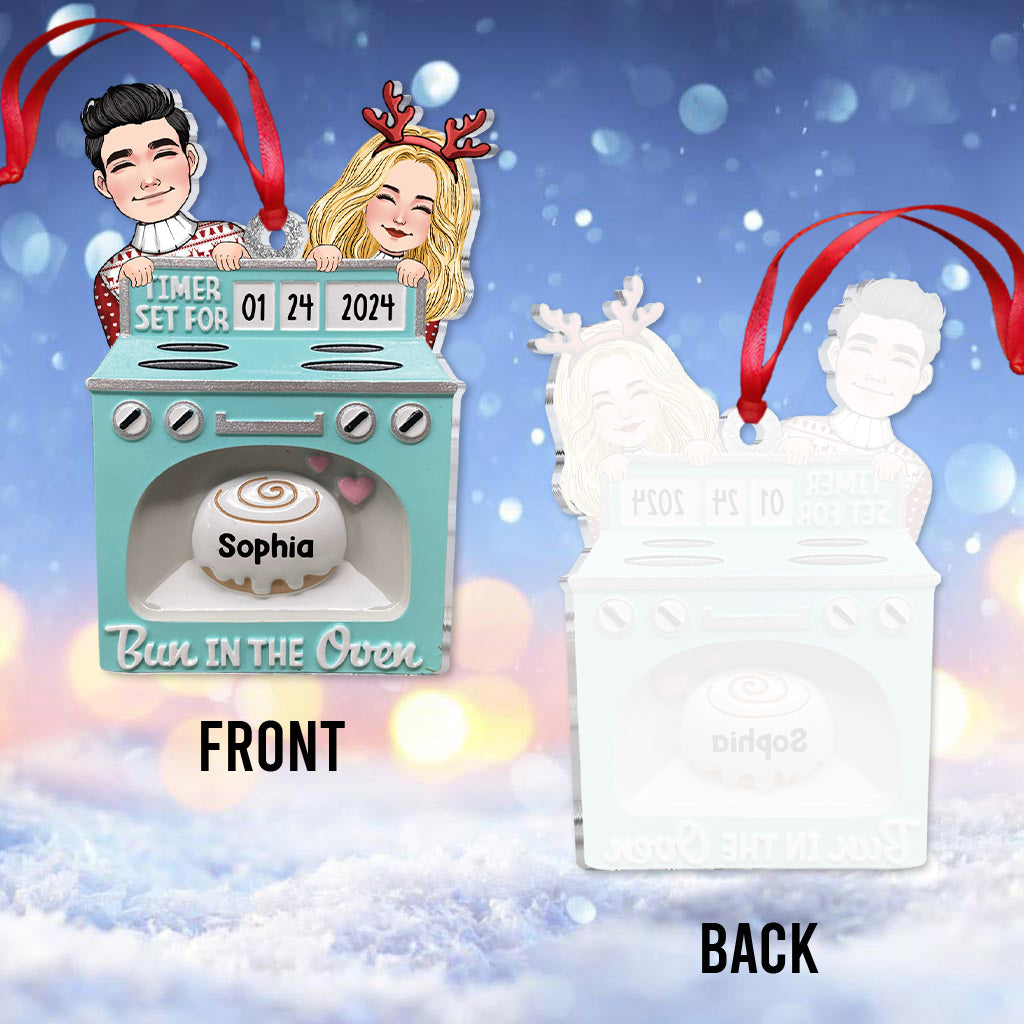 Petit pain au four - Cadeau de naissance - Ornement personnalisé