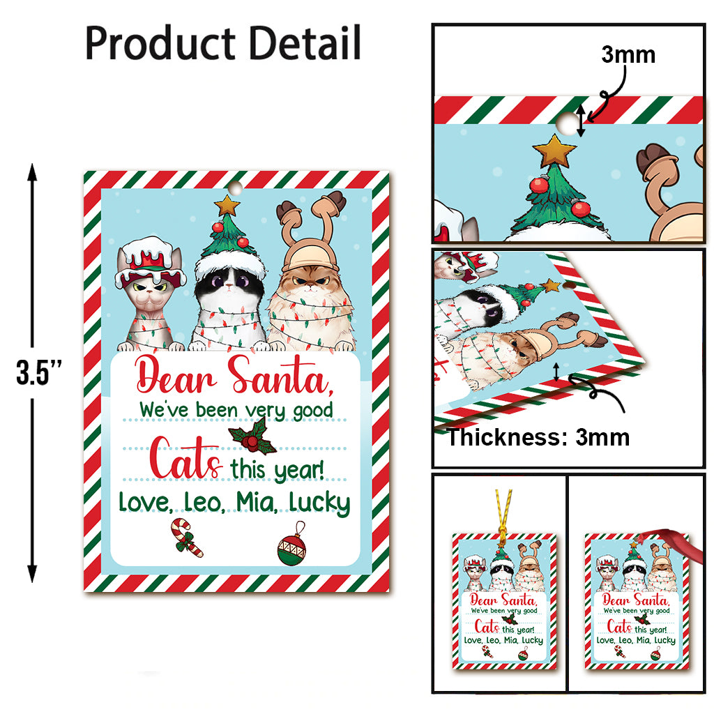 I've Been Good Cats This Year - Personalized Cat Ornament