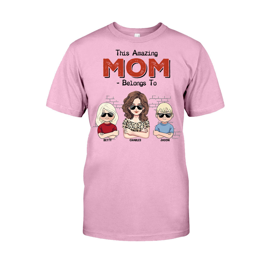 Ce papa extraordinaire appartient à - Cadeau pour papa, grand-père - T-shirt et sweat à capuche personnalisés