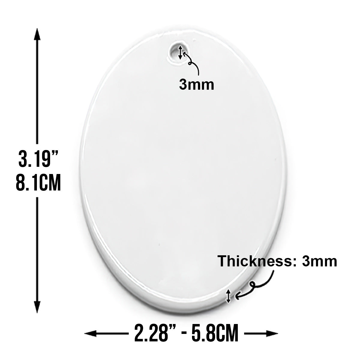 Best Dod Mom / Cat Mom / Dog Dad / Cat Dad Ever - Gift for dog lovers, cat lover - Personalized Ceramic Oval Ornament