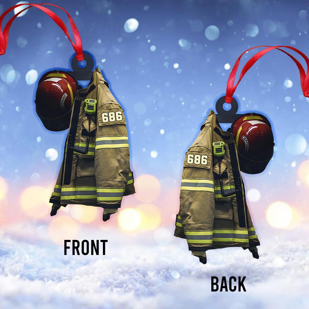 Firefighter Armor - Personalized Firefighter Ornament