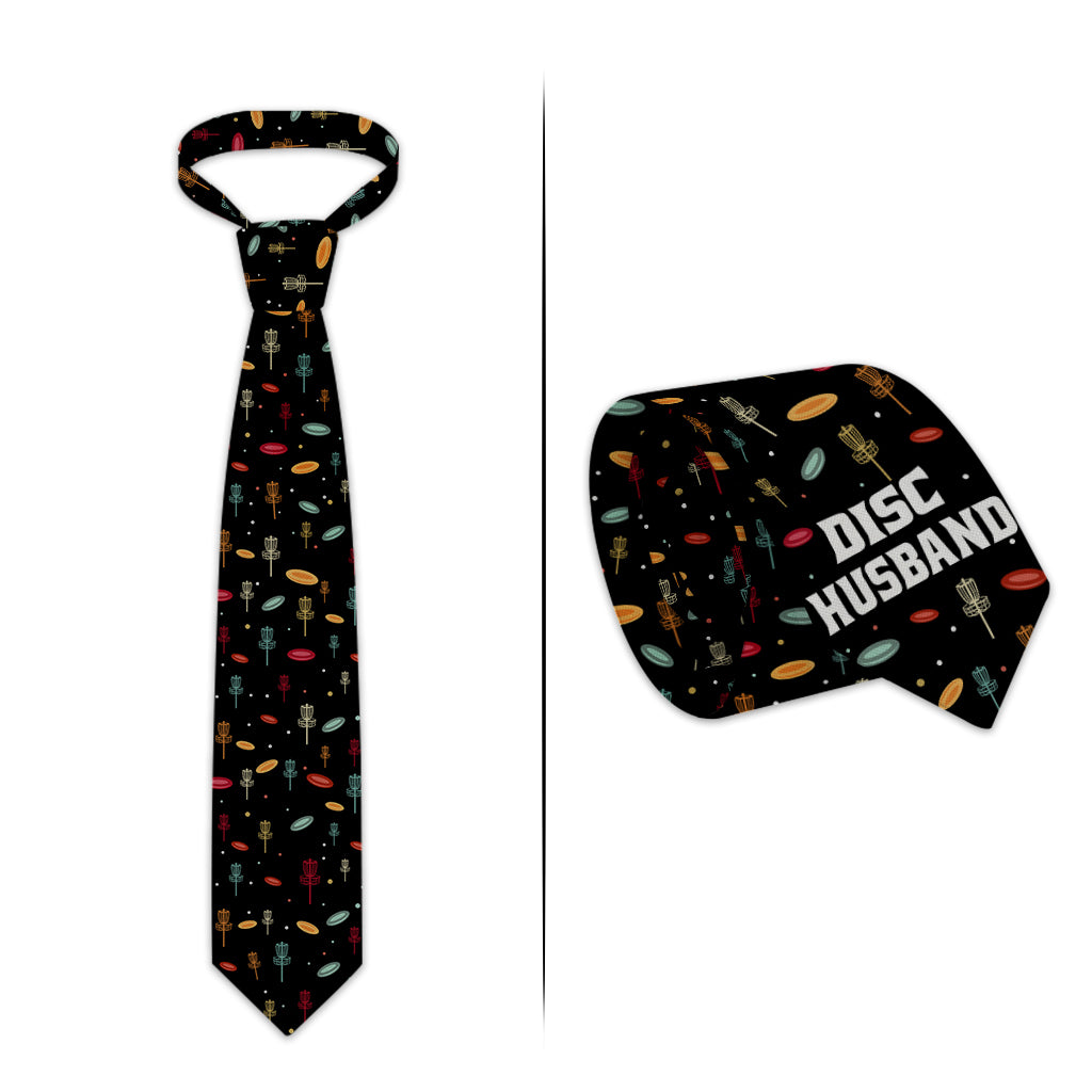 Disc Daddy - Disc Golf gift for dad, grandpa - Personalized Necktie