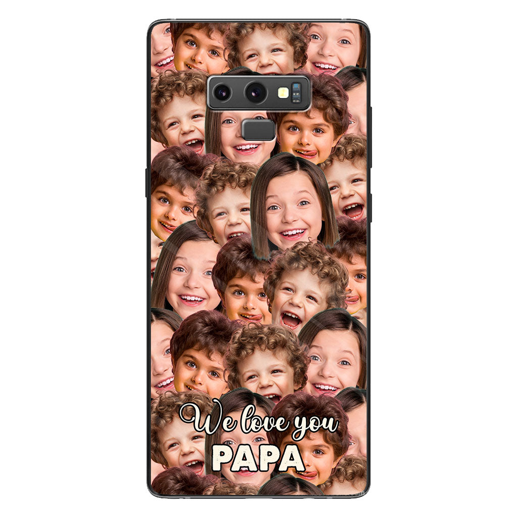 Je t'aime papa - Cadeau pour papa, grand-mère, grand-père, maman, oncle, tante, frère, sœur, fils, fille, petite-fille, petit-fils, mari, femme, petit ami, petite amie - Coque de téléphone personnalisée